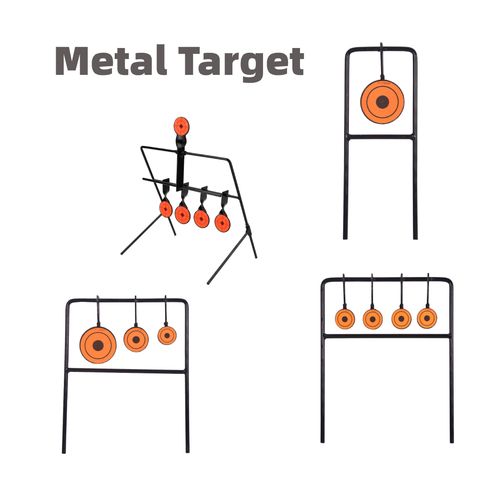 Metal Auto-reset Airsoft Target Toys Air Soft BB Gel Paint Ball Pistol Rifle Guns Tactical Shooting Practice Accersories CS Gift ► Photo 1/6