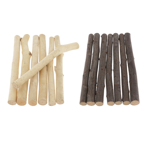 7pcs Driftwood Wood Sticks Wooden Log Rod Crafts Home Garden Model DIY Modelling ► Photo 1/6