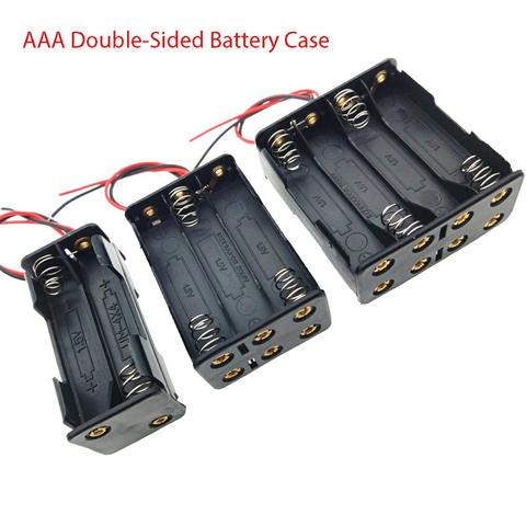 1Pcs AAA Battery Holder Case Box Double-sided 4AAA 6AAA 8AAA Slots DIY Battery Case ► Photo 1/4