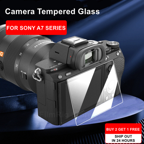 A7C A7SIII Camera Original 9H Camera Tempered Glass LCD Screen Protector for Sony A7S3 A7S III A7C A7II A7III  A7R2 A7R3 A7R4 ► Photo 1/6