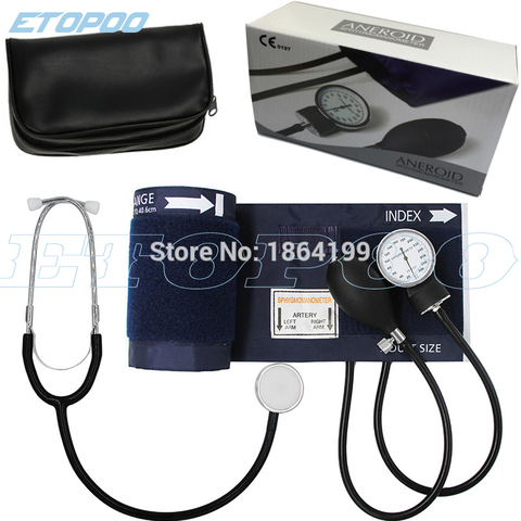 Classic Professional Adult Blood Pressure Monitor BP Cuff Arm Aneroid Sphygmomanometer kit with Pressure Gauge ► Photo 1/6