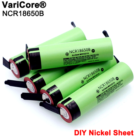 2022 New Original NCR18650B 3.7 v 3400mah 18650 Lithium Rechargeable Battery Welding Nickel Sheet batteries ► Photo 1/6
