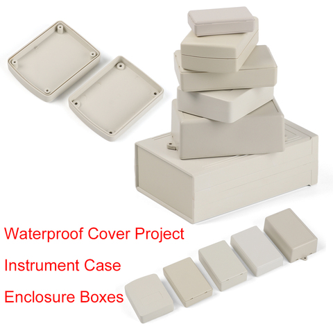Plastic Waterproof White/Grey DIY Housing Instrument Case Plastic Electronic Project Box storagebox Electric Supplies ► Photo 1/6