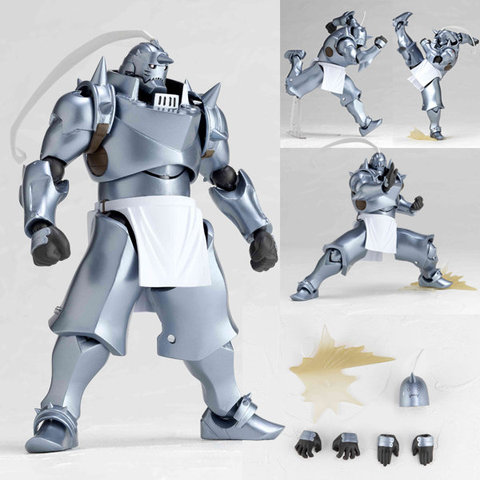 Anime Fullmetal Alchemist Alphonse REVOLTECH YAMAGUCHI 117 BJD Action Figure Model Toys ► Photo 1/5