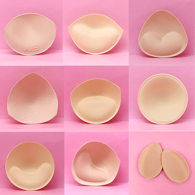 1 Pair Thick Sponge Bra Pads Push Up Breast Enhancer Removeable Bra Padding  Inserts Cups For Swimsuit Bikini Padding - Intimates Accessories -  AliExpress