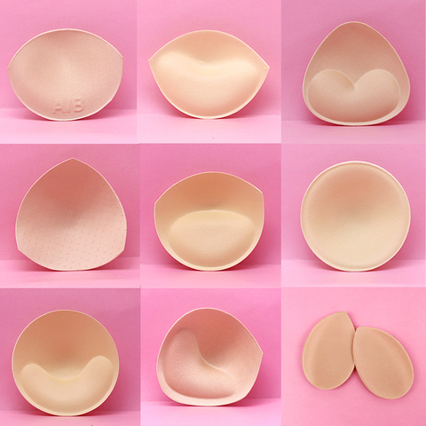 2pcs Silicone Bra Inserts Breast Pads Sticky Push-up Women Bra Cup Thicker  Nipple Cover Patch Bikini Inserts for Swimsuit - AliExpress