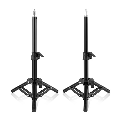 2pcs 37CM Light Stand 1/4 Screw Head Studio Lighting Lamp Tripod for E27 Photo Studio Video Lamp Bracket Holder ► Photo 1/5