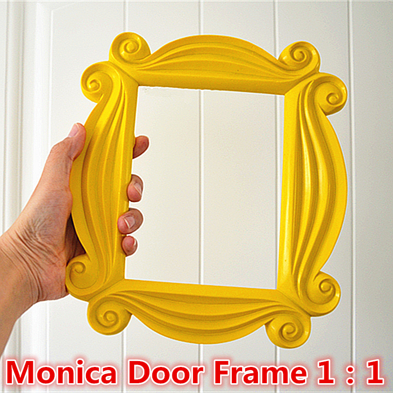 TV Series Friends Handmade Monica Door Frame Resin Yellow Mon Photo Frames Decor 