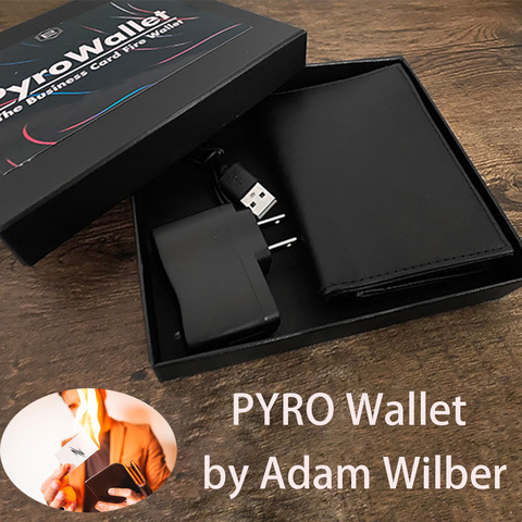 PYRO Wallet by Adam Wilber Magic Tricks Stage Close Up Magia Acceaory Mentalism Illusion Gimmick Props Fire Appearing Magie ► Photo 1/5