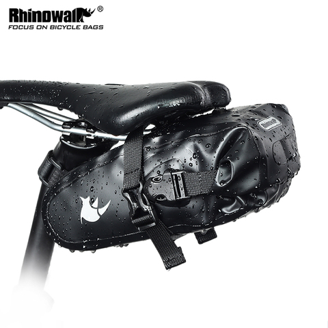Rhinowalk 1.5L Bicycle Saddle Bag Full Waterproof Cycling Seat Bag MTB Road Bicycle Repair Tools Bag bisiklet aksesuar TF550 ► Photo 1/6