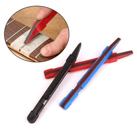 Guitar Bass Fret Polishing Wire File Fretboard Sanding Repair Tool 16cm Nut Saddle Slot Filling Sander Pen Guitarra Accessories ► Photo 1/6