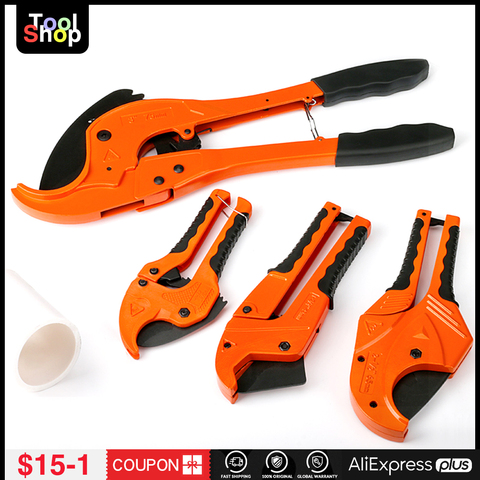 PVC Pipe Cutter 42mm Aluminum Alloy Body Ratchet Scissors Tube Cutter PVC/PU/PP/PE Hose Cutting Hand Tools ► Photo 1/6