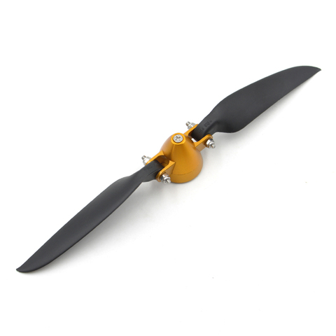 Folding Propeller 8X6 9X6 10X8 11X6inch Foldable Propeller Aluminum alloy Spinner 3.0 3.17 4.0mm Motor Mount Hole for RC Glider ► Photo 1/6