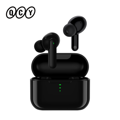 QCY T11 Hifi Dual Drivers Bluetooth TWS Earphone Wireless Headphones with 4 Mics Noise Isolation Earbuds with Quick Charge ► Photo 1/6