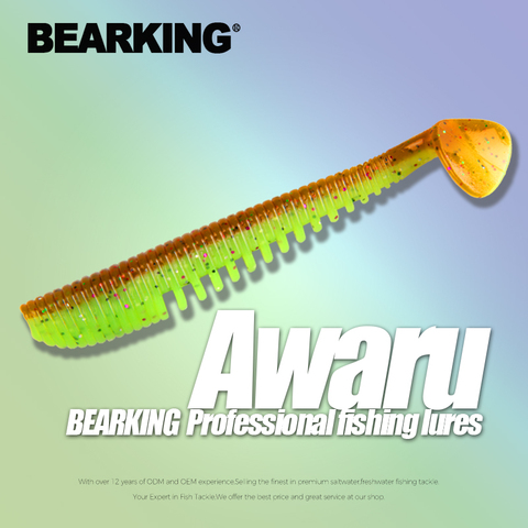 BEARKING Awaru Fishing Lures  5cm 8cm 9.5cm 11cm Artificial Baits Wobblers Soft Lures Shad Carp Silicone Soft Baits Tackle ► Photo 1/6