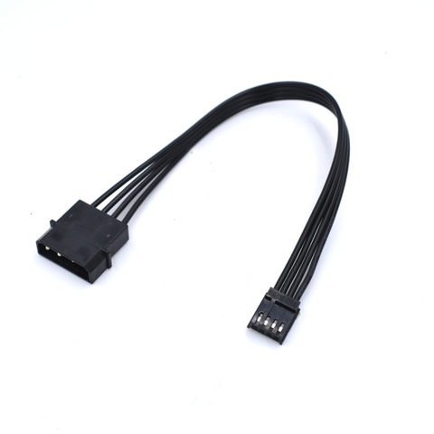 10pcs/lot Molex IDE 4 Pin To 4 Pin FDD Floppy Drive FDD Internal Power Adaptor Cable black ► Photo 1/3