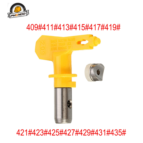 PHENDO 4 series Airless Tip 409/411/417 spray nozzle for airless paint sprayer gun Seat Guard for Graco Titan Wagner ► Photo 1/4