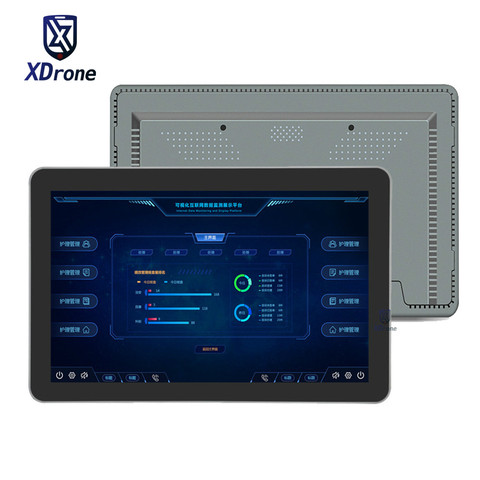 2022 Industrial Panel PC Tablet Android POE Fanless Mini PC 8 inch Vesa Wall Mount Tablet PC RJ45 RS232 USB CAN 4G LTE GPS ► Photo 1/5