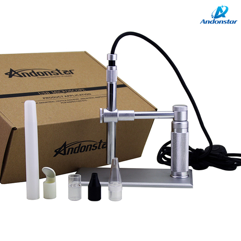 Andonstar A1 Digital Microscope 500X 2MP Endoscope Magnifier Eight led handheld Microscope with Software for Industrial Testing ► Photo 1/6