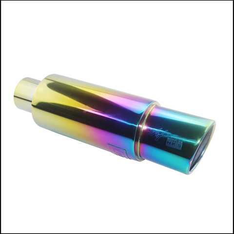 Car Styling Exhaust Tip Muffler Tail Pipe Mufflers Motorcycle High Quality Universal Stainless Steel Oval Interface 51 57 63mm ► Photo 1/6