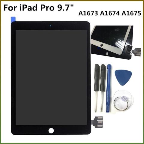 9.7 For iPad Pro LCD A1673 A1674 A1675 Display Touch Screen Digitizer  Assembly Replacement Parts For iPad Pro 9.7 Inch