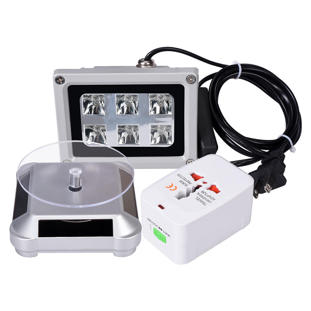 High Quality 110-260V 405nm UV LED Resin Curing Light Lamp for SLA DLP 3D  Printer Photosensitive Accessories Hot sale