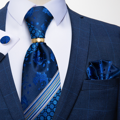 Silk jacquard woven silk Tie Set necktie business wedding party formal  For Men