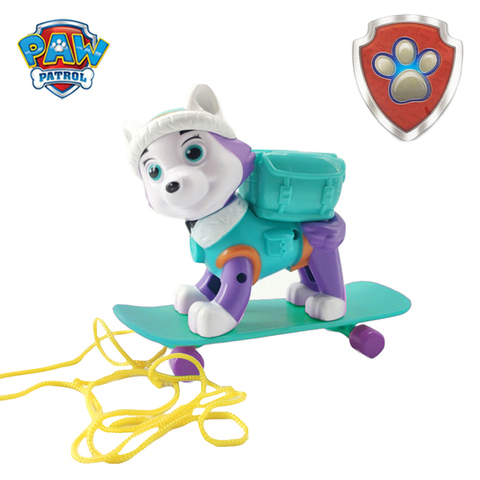 Price & Review on New Paw Patrol Everest Tracker Dog Skateboard Puppies Can Be Patrol Patrulla Canina Action Figure Model Toys | AliExpress Seller - Chinese toy store