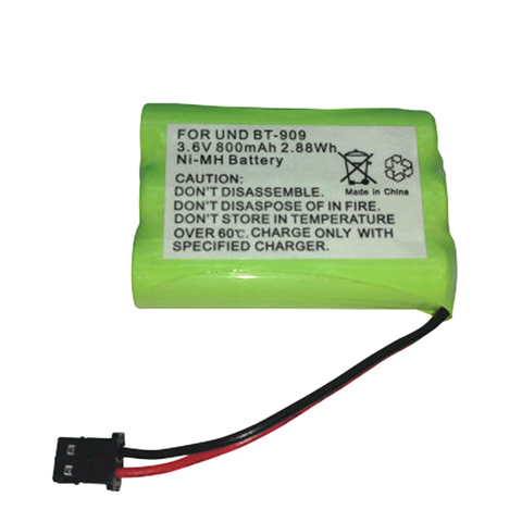 1PCS  rechargeable cordless phone battery for uniden BT-909 BT909 3 * AAA ni-mh 800mAh  3.6V rechargeable batteries ► Photo 1/4