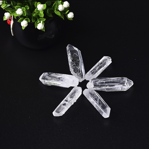 Natural Fashion Clear Crystal Raw Crystals Crystal Wand Quartz Healing Stone Crystal Point Rock Mineral Specimen Energy Stone ► Photo 1/6