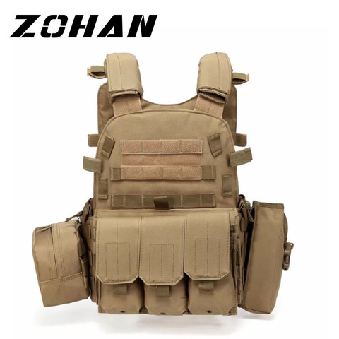 Outlife USMC Airsoft Military Tactical Vest Molle Combat Assault Plate Carrier Tactical Vest 3 Colors CS Outdoor Clothing hunter ► Photo 1/6