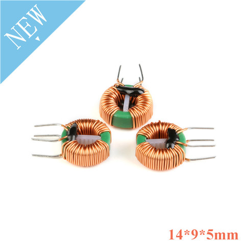 2pcs 5MH 4A Annular Common Mode Filter Inductor 0.6 Wire Choke Ring Inductance 14*9*5mm 14x9x5mm ► Photo 1/4