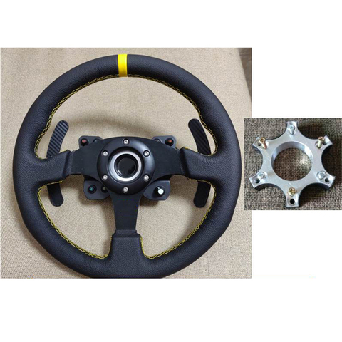 70 MM adapter plate for Logitech G25 G27 steering wheel racing game  modified steering wheel