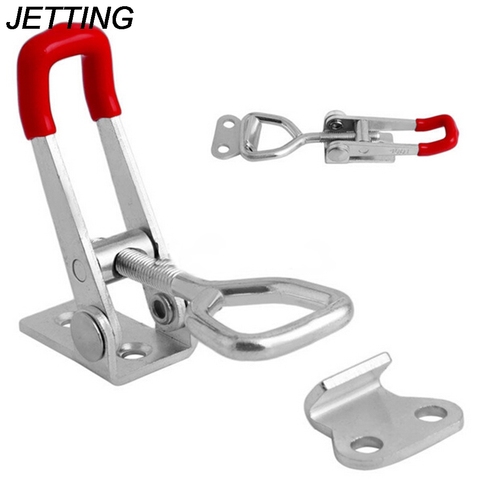 Adjustable Toolbox Case Metal Toggle Latch Catch Clasp / 198Lbs 90kg Quick Release Clamp Anti-Slip Push Pull  Toggle Clamp Tools ► Photo 1/6