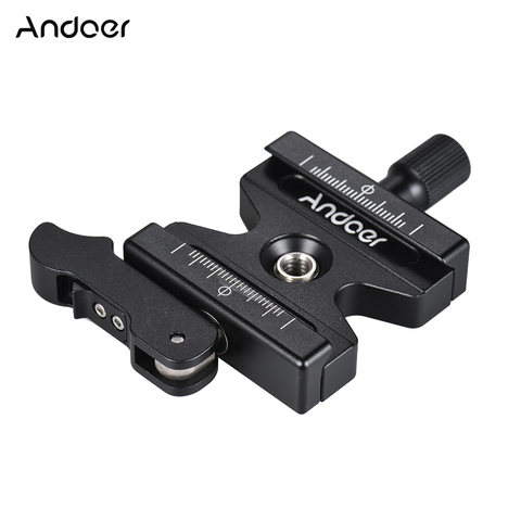 Andoer CL-50LS Quick Release Clamp Adjustable Lever Knob-Type 1/4