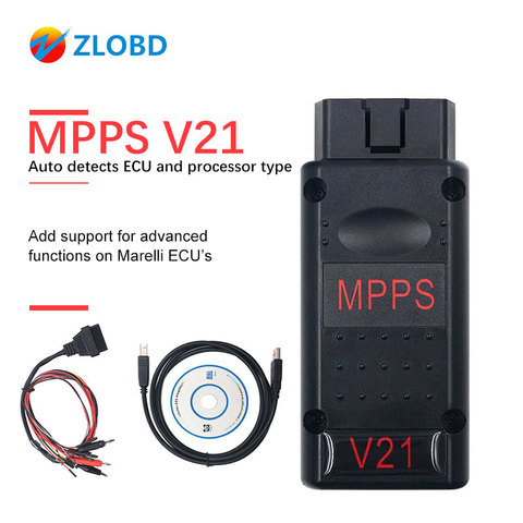 MPPS V21 ECU Chip Tuning  Interface  MPPS V16/V18/V21 For EDC15 EDC16 EDC17 CHECKSUM MPPS OBD2 Car Diagnostic Cable ► Photo 1/6