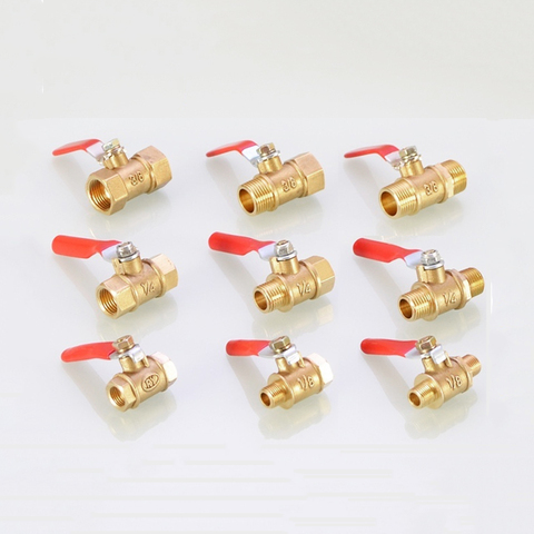 Brass Mini Ball Valve 1/8