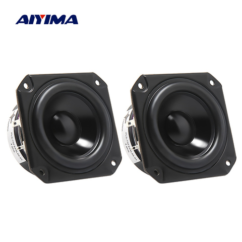 AIYIMA 2Pcs 3 Inch Audio Speaker 4 Ohm 40W Full Range Speaker Driver Bookshelf Sound Loudapeaker Home Theater ► Photo 1/4