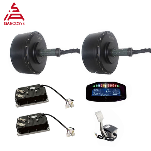 Electric Car Conversion Kit 12000W 273 70H V3 130kph E-Car Hub Motor Conversion Kits ► Photo 1/1