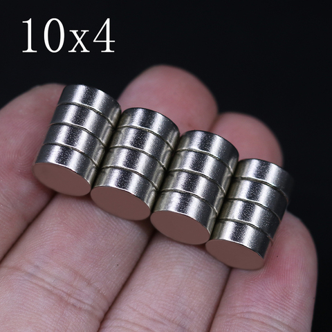 2/5/10/20/50Pcs 10x4 Neodymium Magnet 10mm x 4mm N35 NdFeB Round Super Powerful Strong Permanent Magnetic imanes Disc ► Photo 1/6