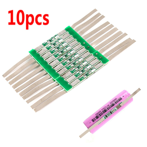 10pcs 3.7V 3A Li-ion Lithium Battery 18650 Charger Over Charge Protection Board With Solder Belt #246061 ► Photo 1/6