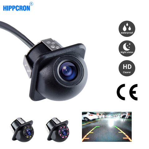 Hippcron Reverse Camera Rearview Car Infrared Night Vision 8 LED  Car Reversing Auto Parking Monitor CCD Waterproof HD Video ► Photo 1/5