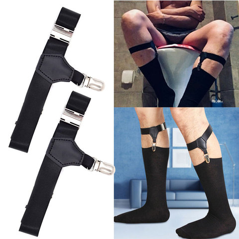 1 Pair Elastic Lightweight Garters Universal Suspender Holder Non Slip Men Socks Stays Adjustable Comfortable Crease Resistant ► Photo 1/6