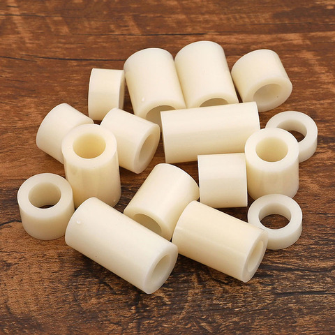 100pcs/lot M3 M4 ABS Nylon Round Standoff Spacer PCB Board Spacer OD(7MM) X ID(3.2/4.2mm) x L (L=/2/3/4/5/6/8/10mm ) ► Photo 1/3