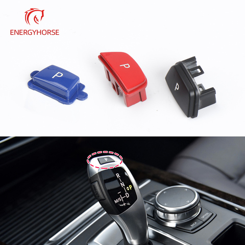 Car Gear Lever Auto Parking Button Cap Letter P Button For BMW X5 X6 F15 F16 ► Photo 1/6