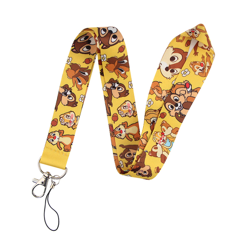 LX119 Squirrel Mobile Phone Belt Keychain Cheetah Badge Camera USB Keychain Lanyard Neck Strap ► Photo 1/6