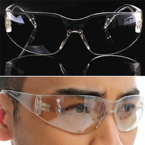Newly Vented Safety Goggles Glasses Eye Protection Protective Lab Anti Fog Clear Glasses High Quality ► Photo 1/5