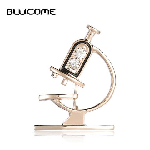 Blucome Enamel Scientist Tool Brooch Women Men Biology Molecular Shape Brooches Doctor Nurse Clothes Hijab Pin Chemistry Jewelry ► Photo 1/6