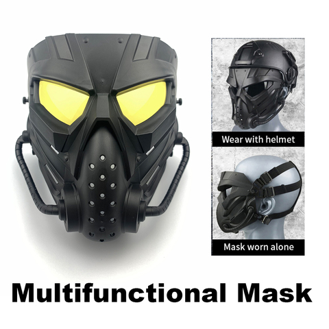 Airsoft Masks Anti-Fog PC Lens Tactical Mask Hunting Rifle Air Gun Accessories Military Games Shooting Paintball Protective Mask ► Photo 1/6