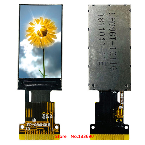 0.96 inch tft IPS full 65K colors display 80(RGB)*160 80*160 st7735s st7735 spi serial port 3.3V 13p FP-096H01B FP-096H01A ► Photo 1/2